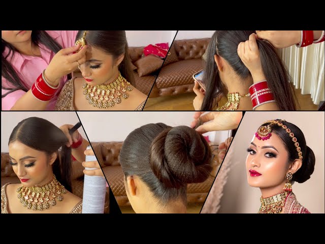 50 Indian Bridal Hairstyles for Lehenga Choli